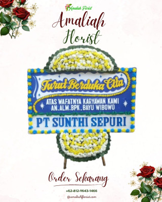 Papan Bunga Duka di Mandolang