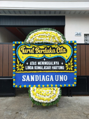 Papan Bunga Duka di Mandolang